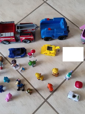 Paw Patrol διάφορα μεταχειρισμένα παιχνίδια με ρολόγια και ξυπνητήρι