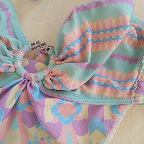 Paolita one-piece swimsuit like new, pastel colors, size M