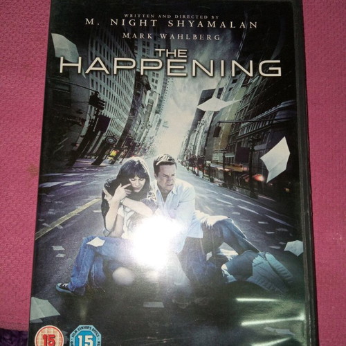 The Happening DVD like new, action adventure horror, subbed