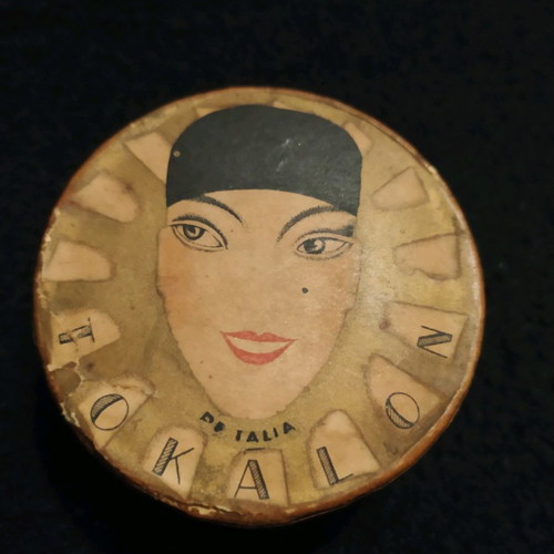 Powder box used, old Greek made