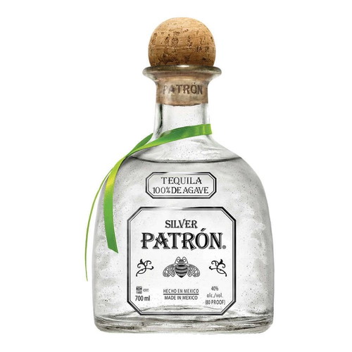 Patron Silver bottle new, premium tequila