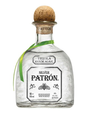 Patron Silver bottle new, premium tequila