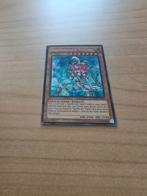 High Priestess of Prophecy Redu Secret Rare card like new