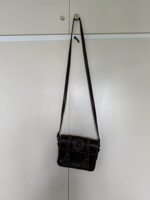 Dr. Martens Dunner 7” Satchel bag σαν καινούργιο, καφέ χιαστί