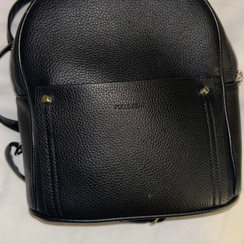 Black shoulder backpack bag