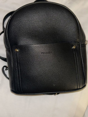 Black shoulder backpack bag