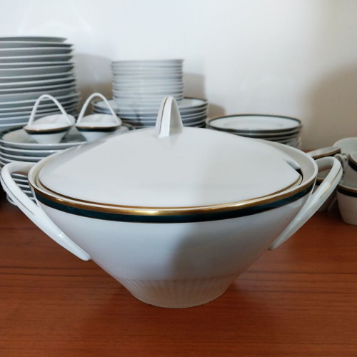 Fine Bohemian China porcelain dinnerware set Czechoslovakia EPIAG DF 112 pcs like new