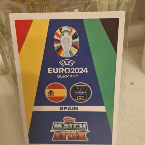 Xavi Topps Euro 2024 card with printed autograph