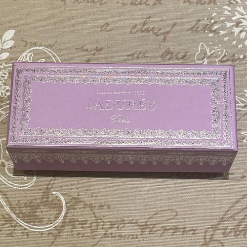 Laduree set of two boxes and paper bag used