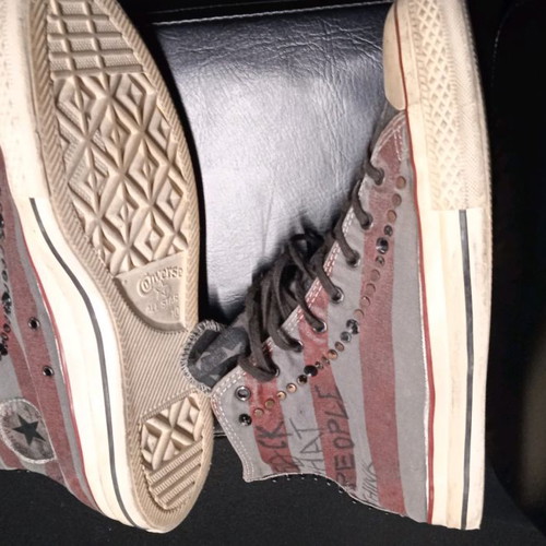 Converse All Star vintage American flag γκρι 44 σε άριστη κατάσταση