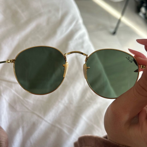 Ray-Ban sunglasses new, green with gold