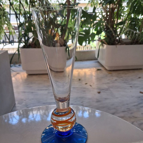 Orrefors Orlando glass used, height 22 cm, diameter 7 cm