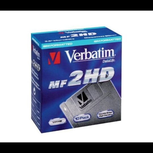 Fujifilm MF-2HD 1.44MB Floppy Disk for PC new, pack of 10