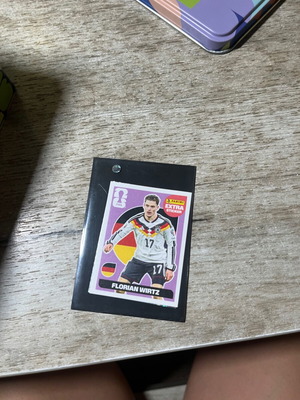Panini Florian Wirtz World Cup 2026 Extra Sticker, pink