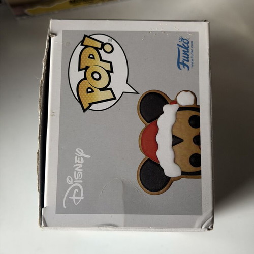 Funko Pop! Mickey Mouse Gingerbread figure used, box damaged
