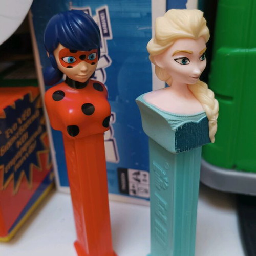 Pez Miraculous Ladybug and Frozen like new