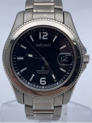 Seiko Brightz SAGM001 wristwatch used, perpetual calendar, titanium