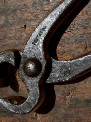 Toutain Vintage Carpenter's Pincers used, 19 cm, 1920-1940