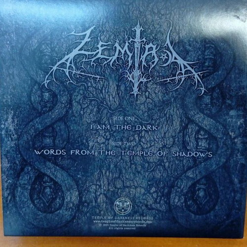 Zemial I Am The Dark 7'' vinyl, like new, Greek heavy black metal