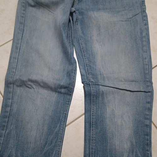 Men's jeans used, size S, blue
