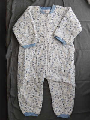 Baby sleeping bag 2.5 Tog with zipper and separate legs, 18-36 months