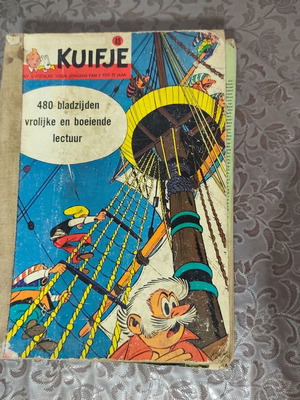 Комикси сборник Tintin употребяван, издание на списание Kuifje 1960