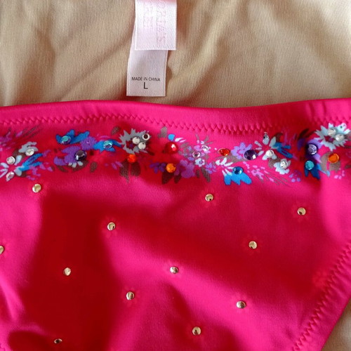 Victoria's Secret μαγιό bikini bottom φούξια καινούργιο, μέγεθος Large