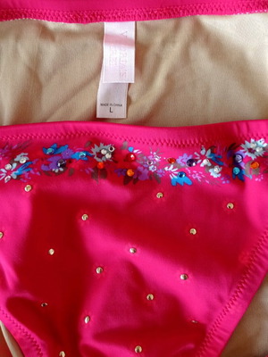 Victoria's Secret μαγιό bikini bottom φούξια καινούργιο, μέγεθος Large
