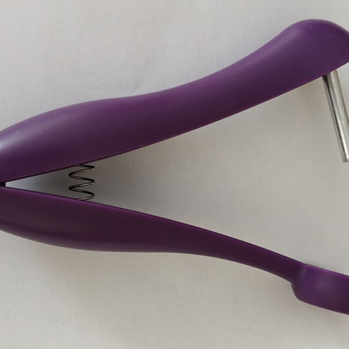 Cherry pitter tool, purple