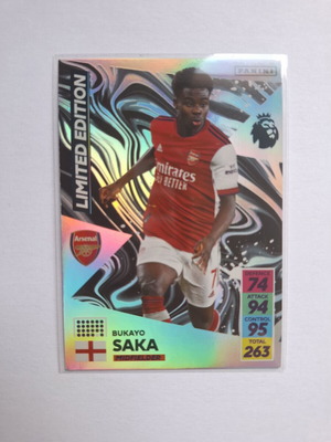 Panini Adrenalyn XL Premier League 2021/22 Bukayo Saka Limited Edition