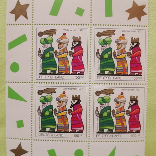 German stamps 1997 with Bonn first day cover