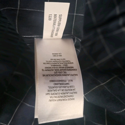 Polo Ralph Lauren men's jacket new, dark blue