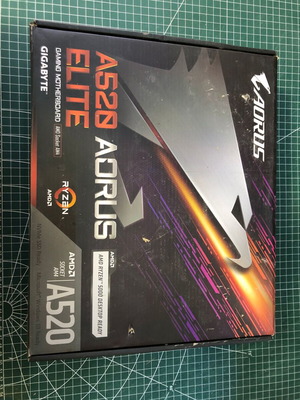 Gigabyte A520 AORUS ELITE motherboard like new for AMD Ryzen AM4