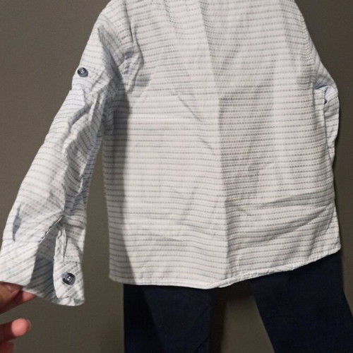 Boys' set with shirt, pants and cardigan like new