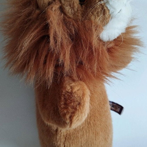 Lion hand puppet for puppet theater used 35 cm