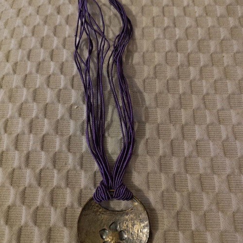 Purple pendant new in box