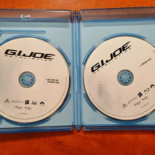 G.I. Joe Blu-ray 3D & 2D like new with Greek subtitles