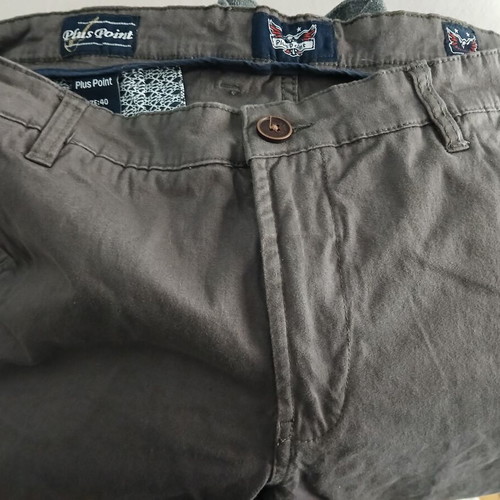 Plus Point men's pants used, dark grey, size 40
