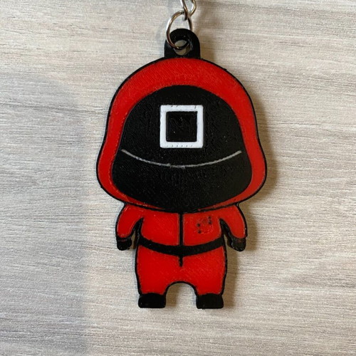 Squid Game Keychains New 3D Printed