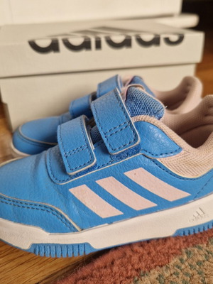 Adidas girls' sneakers size 24 like new, blue and pink