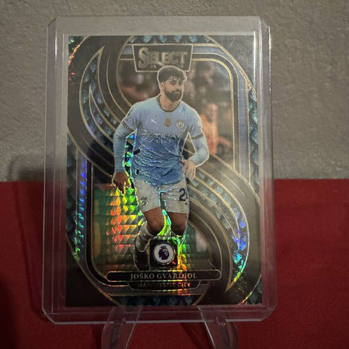 Panini Select 2024–25 Joško Gvardiol Mezzanine Winter Camo Prizm /49 Premier League card