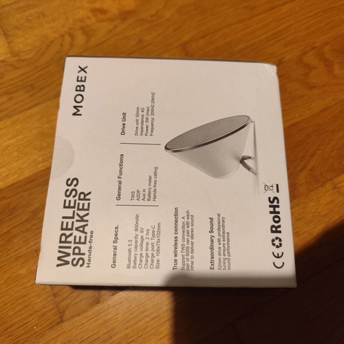 Mobex Wireless Speaker 5W new with Bluetooth connection wireless speaker
