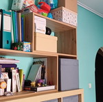 Modular small unit like new, adjustable shelves