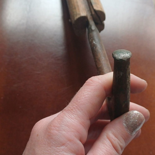 Antique cobbler hammer handmade used, size 24.5
