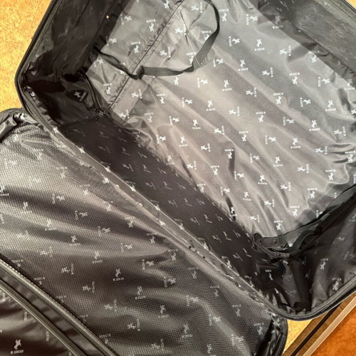 Large Black W.ZCKISS Travel Suitcase New