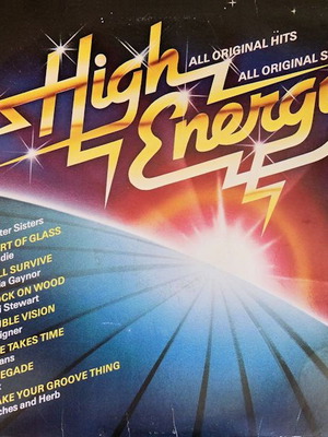 High Energy vinyl record used, electronic genre