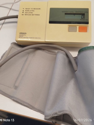 Omron Blood Pressure Monitor used, vintage condition