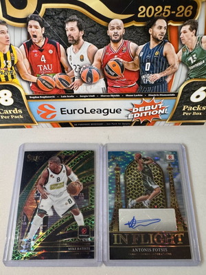 Panathinaikos Legends Bundle premium, σαν καινούργιο, κάρτες Mike Batiste & Antonis Fotsis