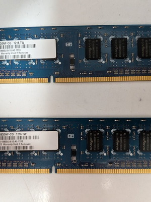 DDR3 RAM stick 2GB x2 like new for computer