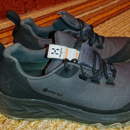 Haglofs Gore-Tex women's hiking shoes size 38.5 like new, gray